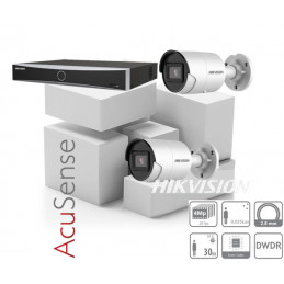 SET-2-HIKVISION-4MP-IP-AcuSense-DS-2CD2046G2-I-UHD2K-IR30m - Hikvis...