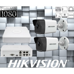 SET-2-HIKVISION-2MP-IP-DS-2CD1021-I-FULL HD-IR30m - KAMERY